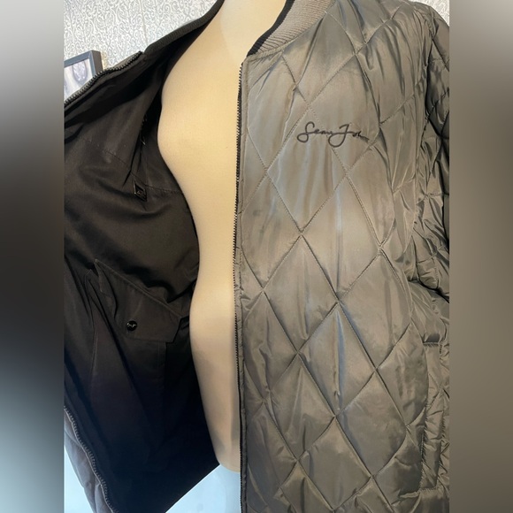 Sean John, reversible jacket, black and gray, men’s 6X - Picture 7 of 9